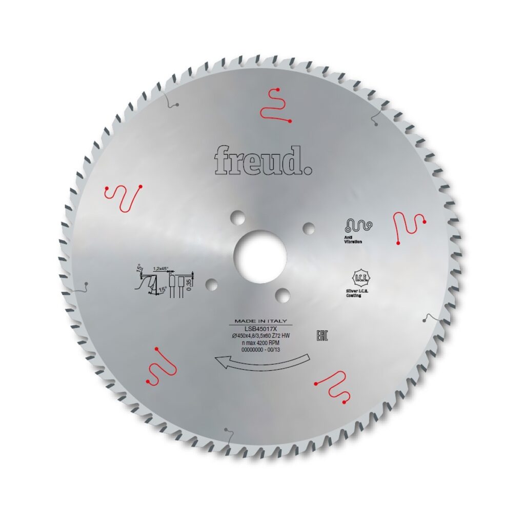 Freud HM zaagblad voor opdeelzaagmachine met langere standtijd