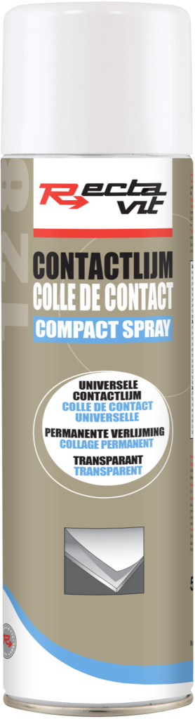 128 - CompactSpray Transparante contactlijm in aerosol