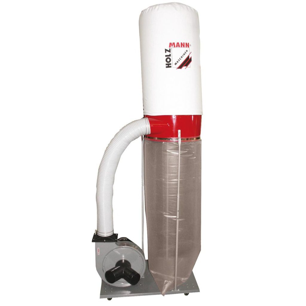 Stofafzuiging 2200 m3/h, opvangzak diameter 500 mm, afzuigopening 100 mm