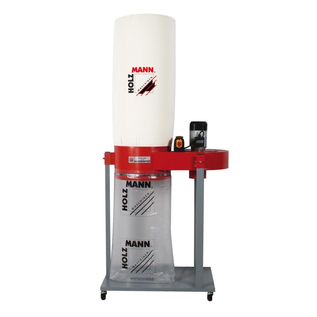 Stofafzuiging 3000 m3/h, opvangzak diameter 500 mm, afzuigopening 150 of 3x 100 mm