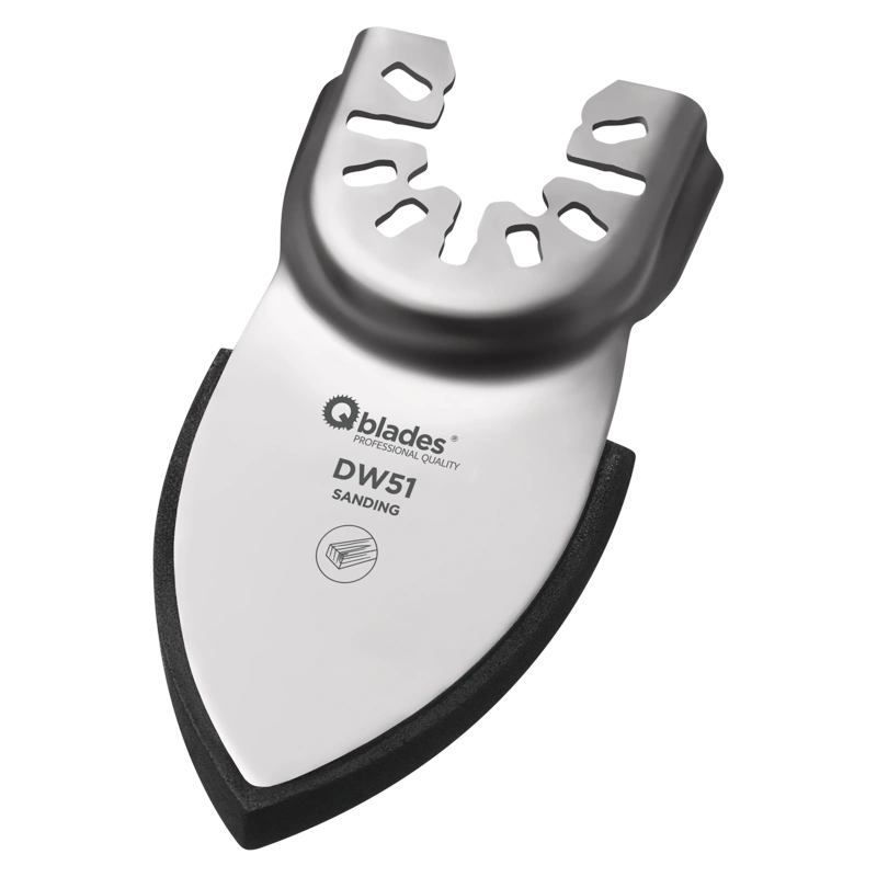 Qblades Schuurvoet vingervorm DW51