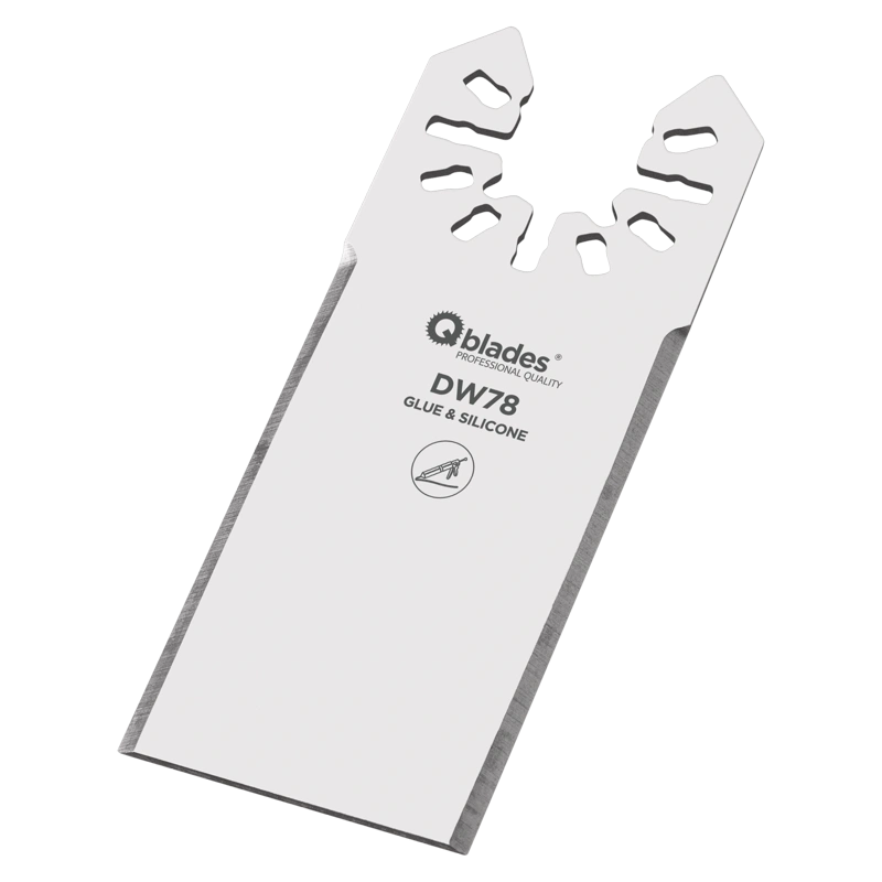 Qblades Snijmes RVS recht 30x85x1mm DW78