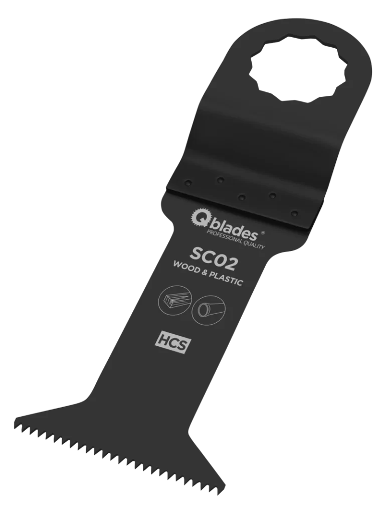 Qblades MultiZaagblad Standaard 15tpi 44x78mm HCS SC02