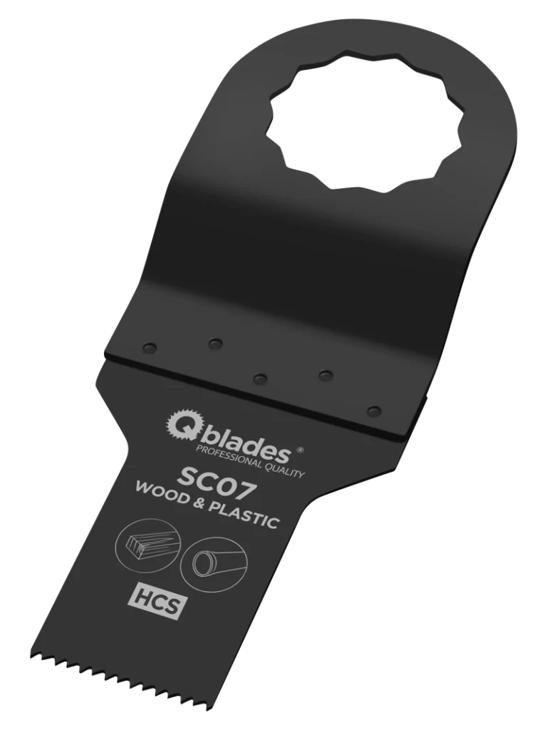 Qblades MultiZaagblad Standaard 19tpi 20x40mm HCS SC07