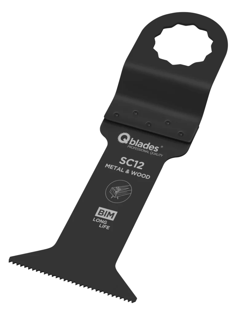 Qblades MultiZaagblad Bi-metaal 19tpi 44x78mm SC12