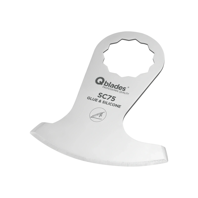 Qblades Segmentmes RVS sikkel 55x0.9mm SC75