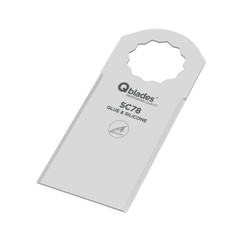 Qblades Snijmes RVS recht 30x85x1mm SC78