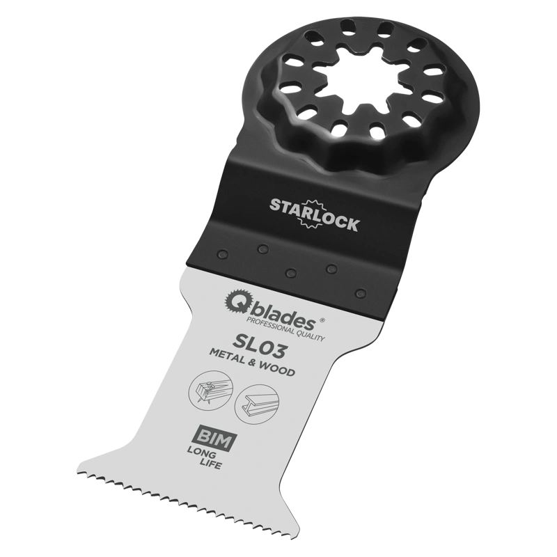 Qblades Starlock MultiZaagblad Bi-Metaal 19tpi 35x50mm SL03