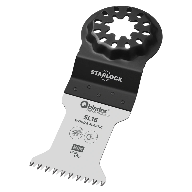 Qblades Starlock MultiZaagblad Bi-Metaal Precision 14tpi 35x50mm SL16