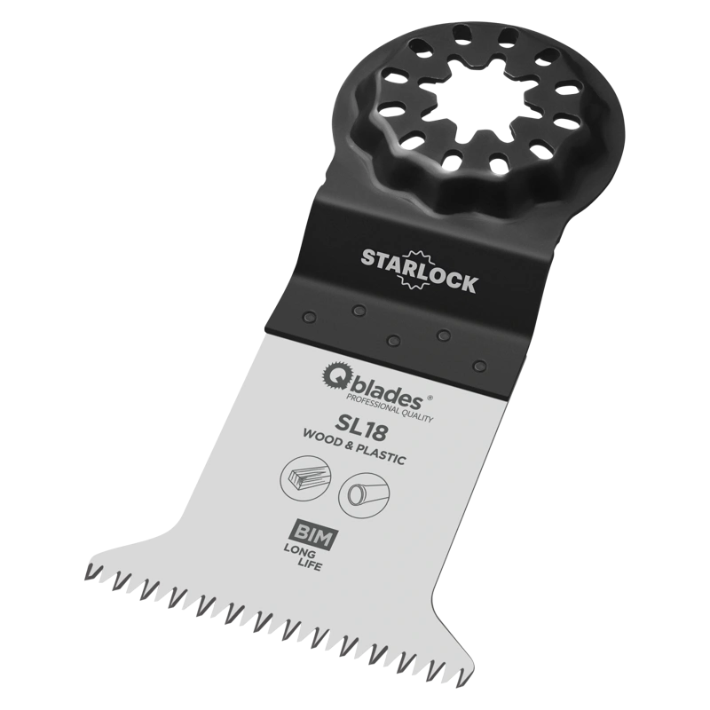 Qblades Starlock MultiZaagblad Bi-Metaal Precision 14tpi 50x50mm SL18