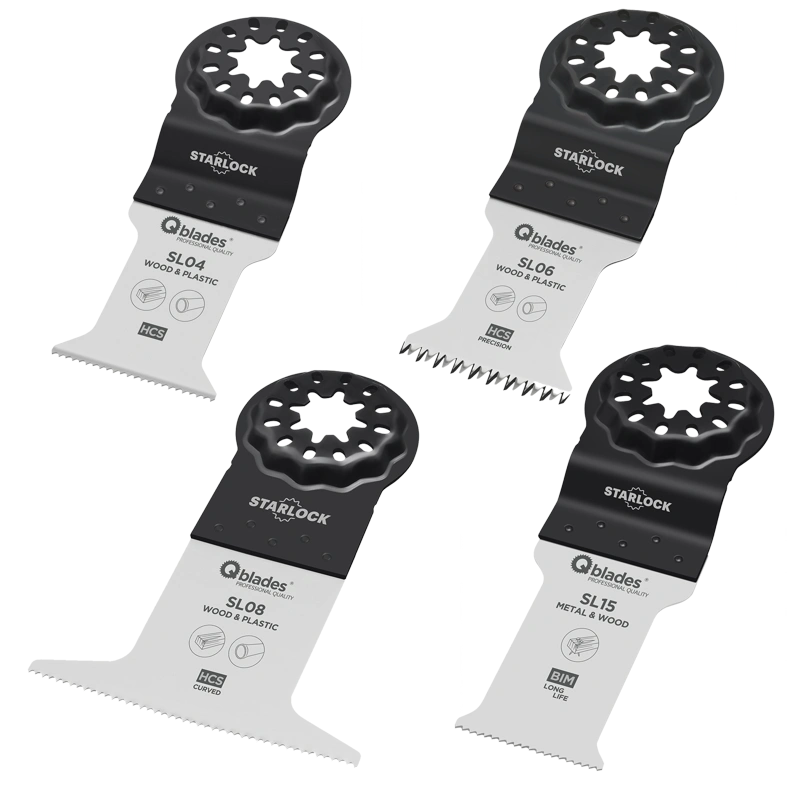 Qblades Starlock MultiZaagbladenset voor hout en metaal SL92