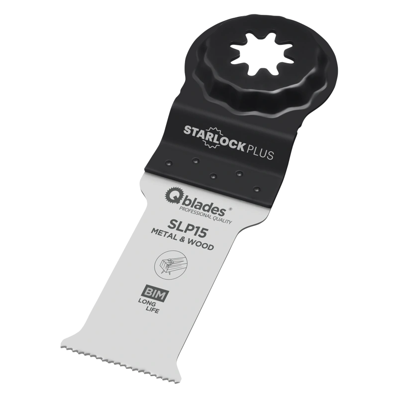 Qblades StarlockPlus MultiZaagblad Bi-metaal 19tpi 28x60mm SLP15