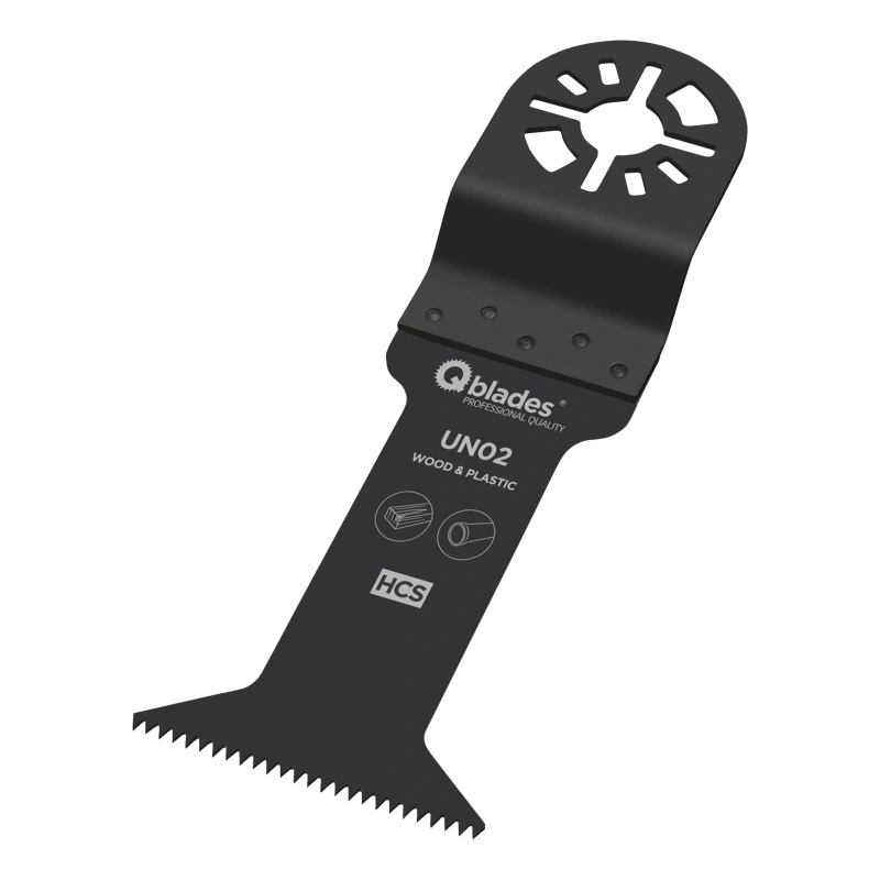 Qblades MultiZaagblad Standaard 15tpi 44x78mm HCS UN02
