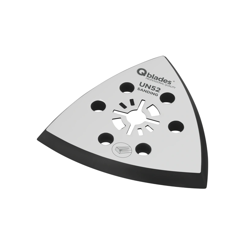 Qblades Schuurzool driehoekig geperforeerd 93mm UN52