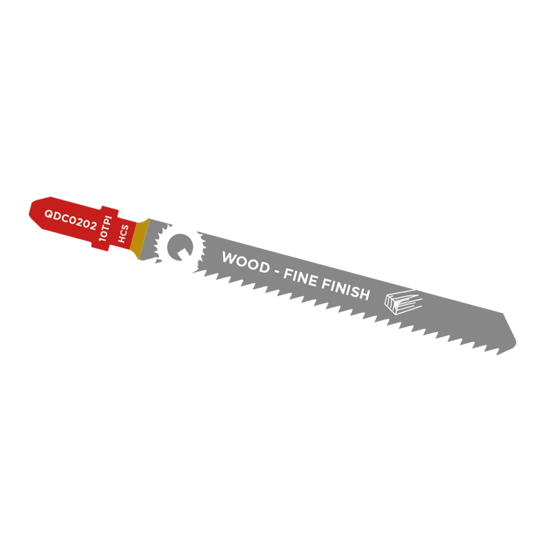 Qblades Decoupeerzaagblad Hout, Constructiehout, HCS, Fine Finish, 10tpi - 100mm