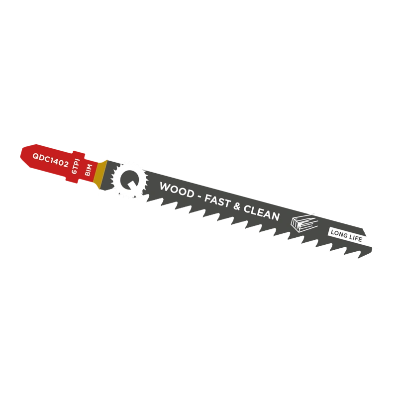 Qblades Decoupeerzaagblad Hout, Constructiehout, BIM, Fast & Clean, 6tpi - 100mm