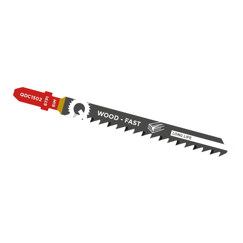 Qblades Decoupeerzaagblad Hout, Constructiehout, BIM, Fast, 6tpi - 100mm