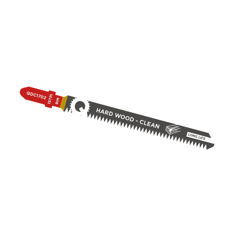 Qblades Decoupeerzaagblad Hout, Hardhout, BIM, Clean, 15tpi - 100mm