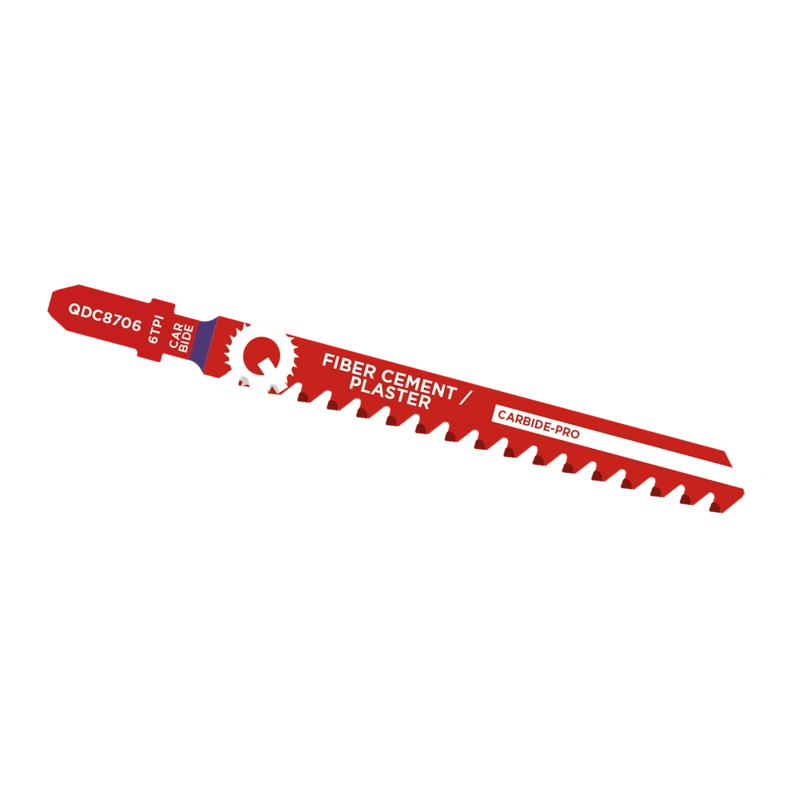 Qblades Decoupeerzaagblad Vezelcement / Gips, CARB, 6tpi - 100mm, 50x longer life