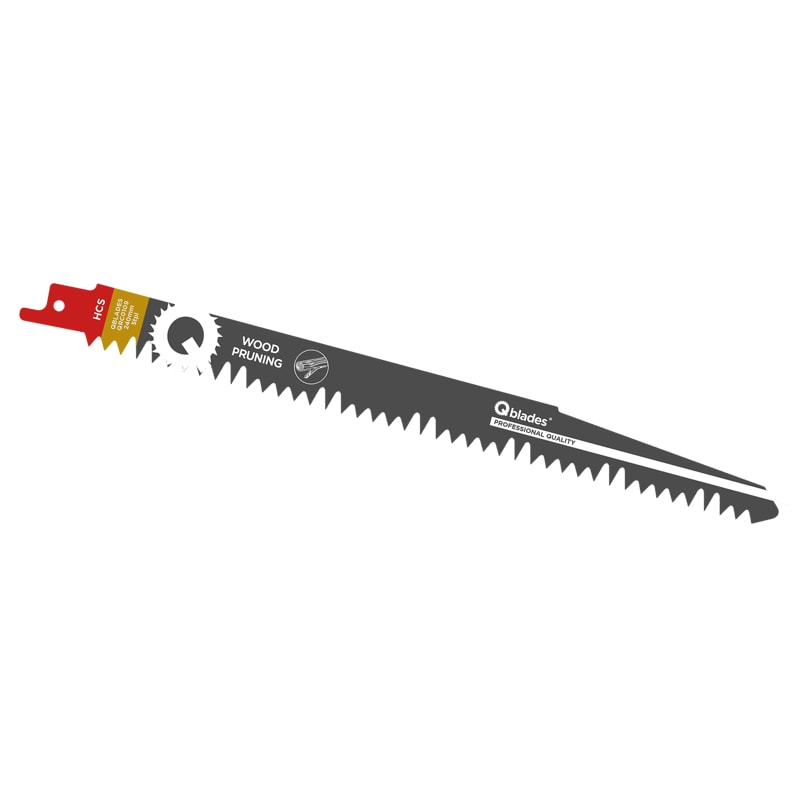 Qblades Reciprozaagblad Hout, Snoeihout, HCS, 5tpi - 240mm