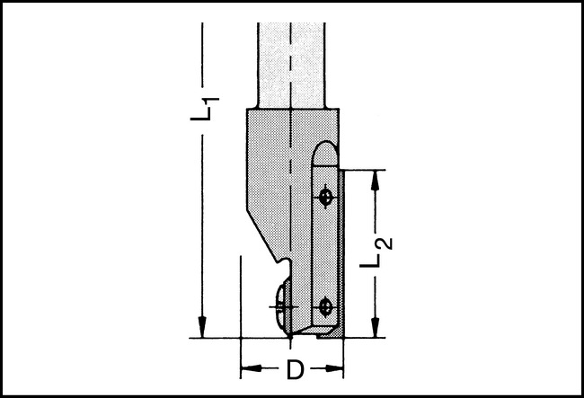 WPL rechte bovenfrees Z=1+1 met schacht 12 mm