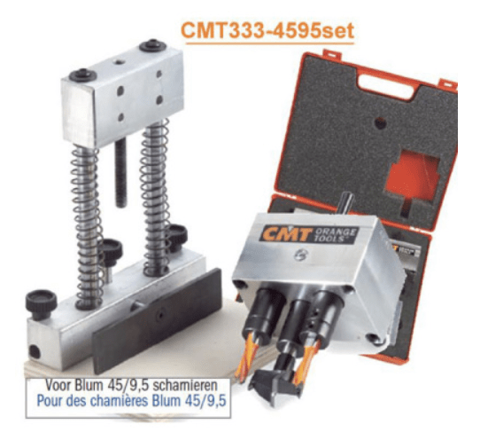 Universeel scharnierboorsysteem