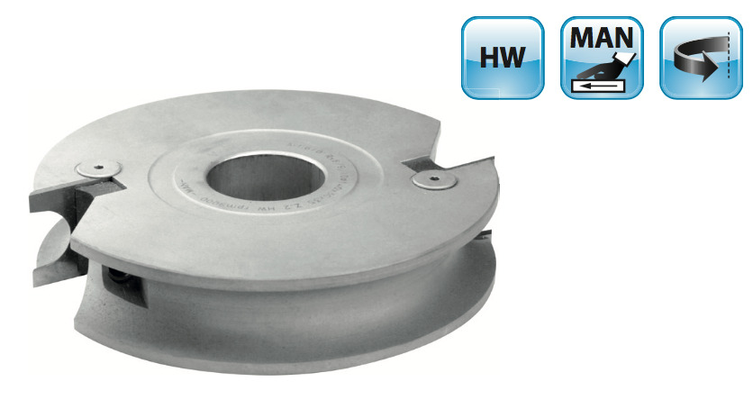 WPL afrondfrees halfrond R=2 tot 5,5 mm