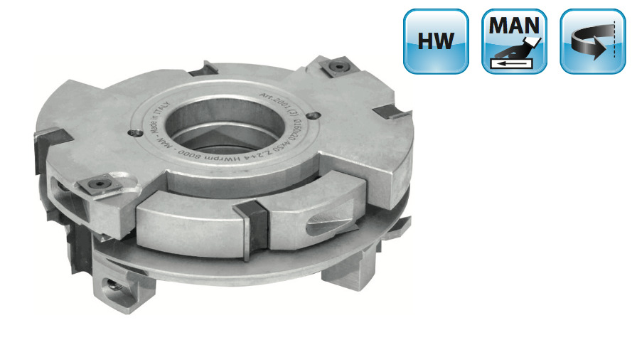 WPL frezenset voor profiel & conterprofiel keukendeuren