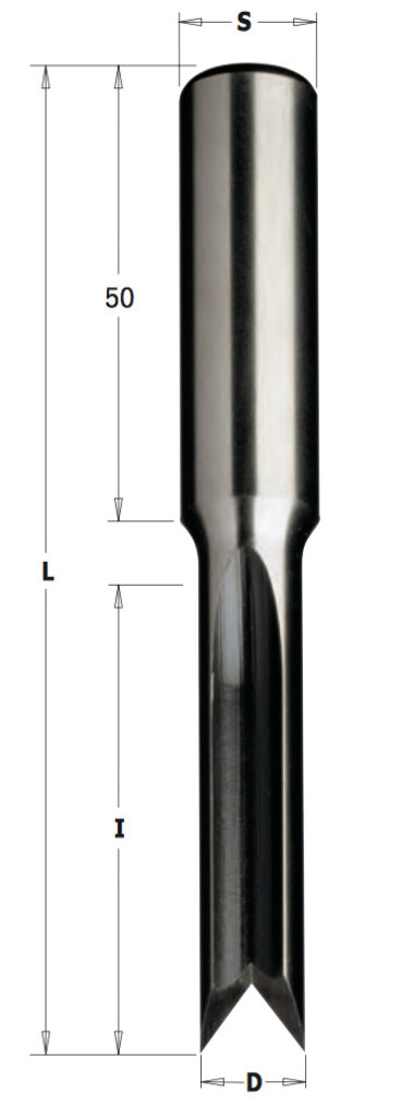 HSS visbekboor Z=4 met S=13 mm