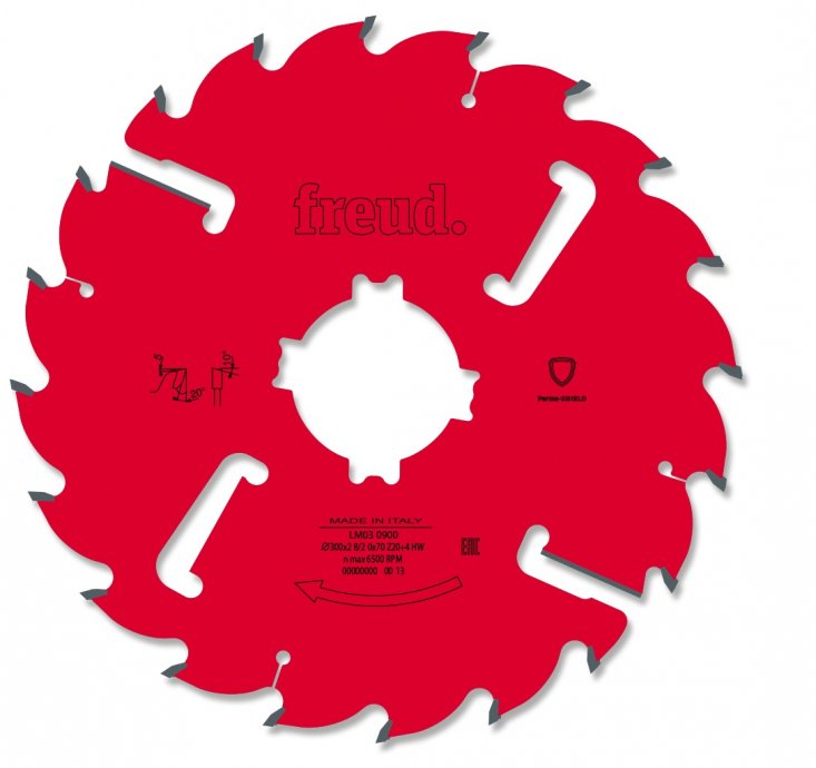 Freud HM veelbladzaag met dunne zaagsnede & ruimers