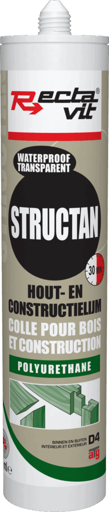 STRUCTAN   HOUT- EN CONSTRUCTIELIJM TRANSPARANT - WATERPROOF D4 310 ml