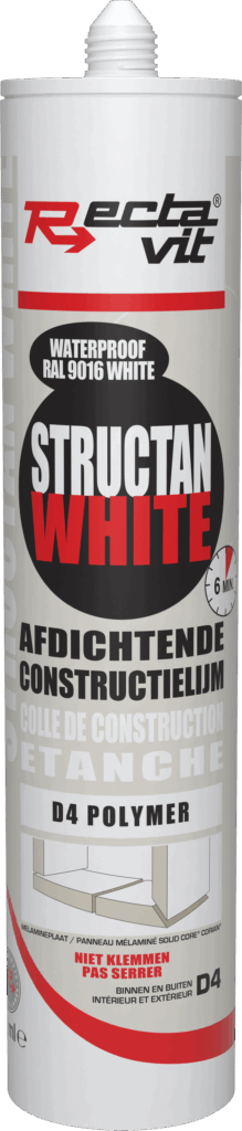 STRUCTAN WHITE HOUT-EN CONSTRUCTIELIJM - MS POLYMER D4 290 ml