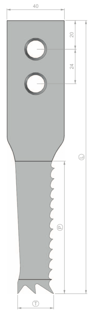 Gatensteekbeitel monobloc CENTAURO