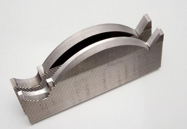 Rugvertande messen geprofileerd hoogte 40 mm