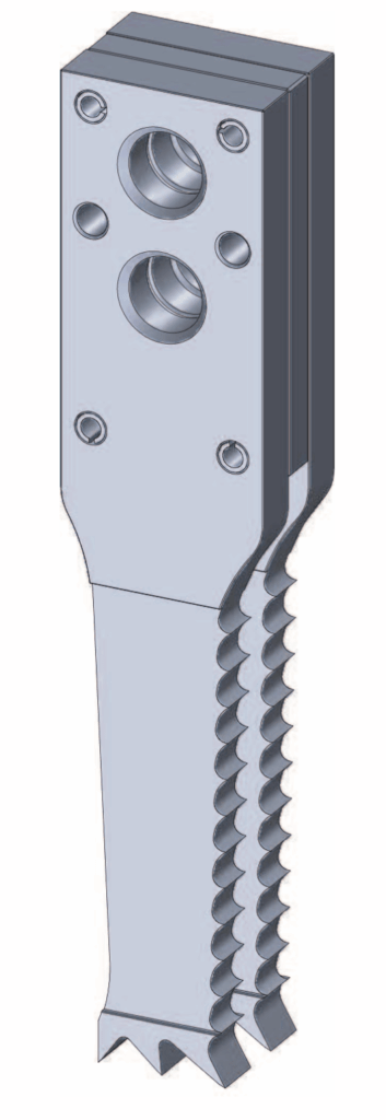 Gatensteekbeitel monobloc DUBBEL