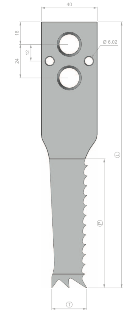 Gatensteekbeitel monobloc MASTERWOOD - MUTI - MULTIFILI - MESA