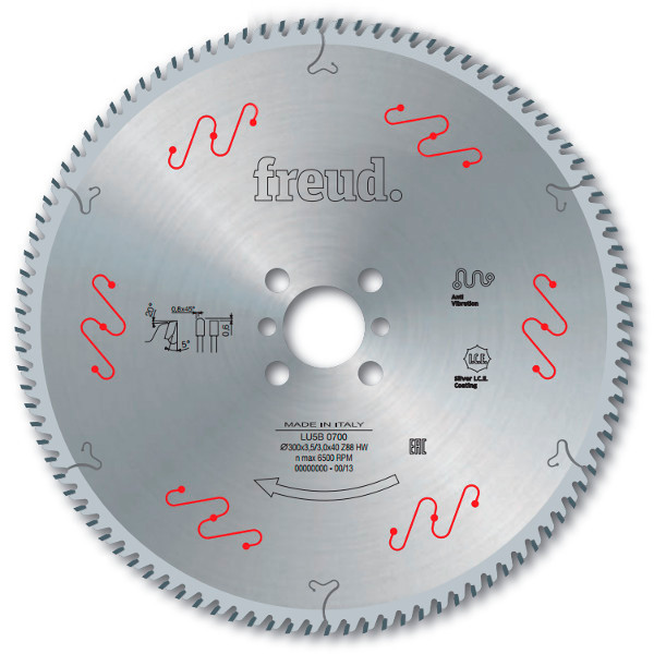 Freud HM zaag voor ALU & PVC met positieve tand fijn getand