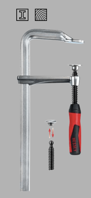 Lijmtang geheel staal GZ-2K - 800/120