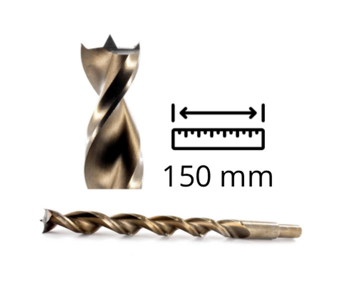 Premium houtboren L=150 mm