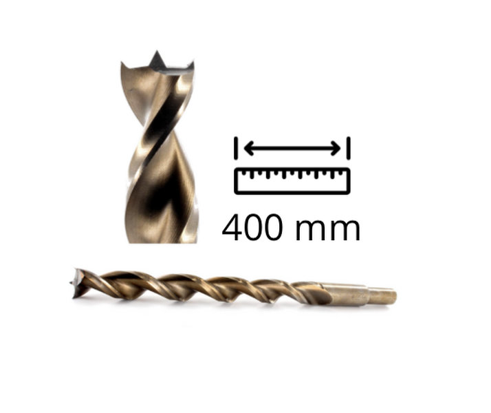 Premium houtboren L=400 mm