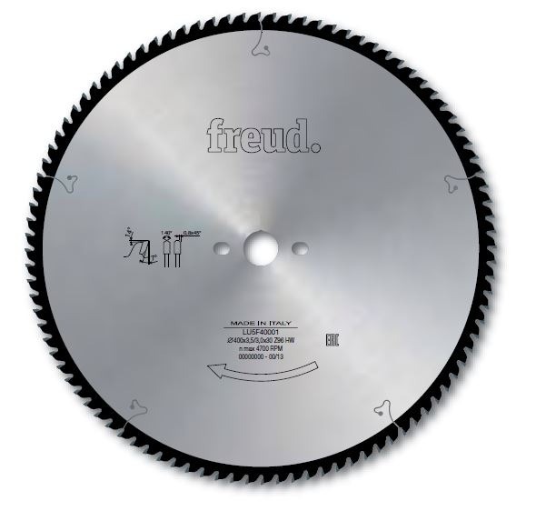 Freud HM zaag voor ALU & PVC - Nieuwe uitvoering
