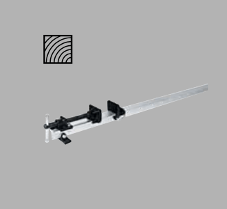 Deurenspanner T-profiel 40x40x5 / 1500 mm