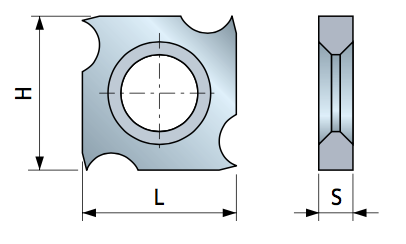 WPL haakse voorsnijders