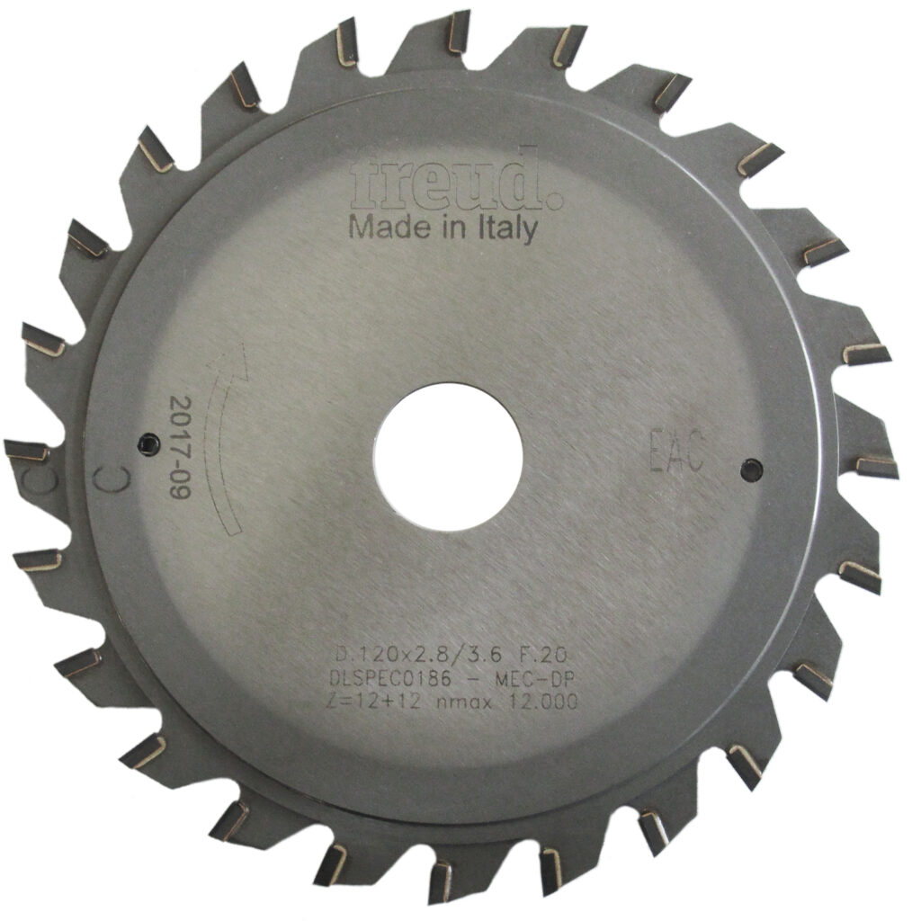 Diamant ritser H=4 mm voor paneelzaagmachines & tafelzaagmachines