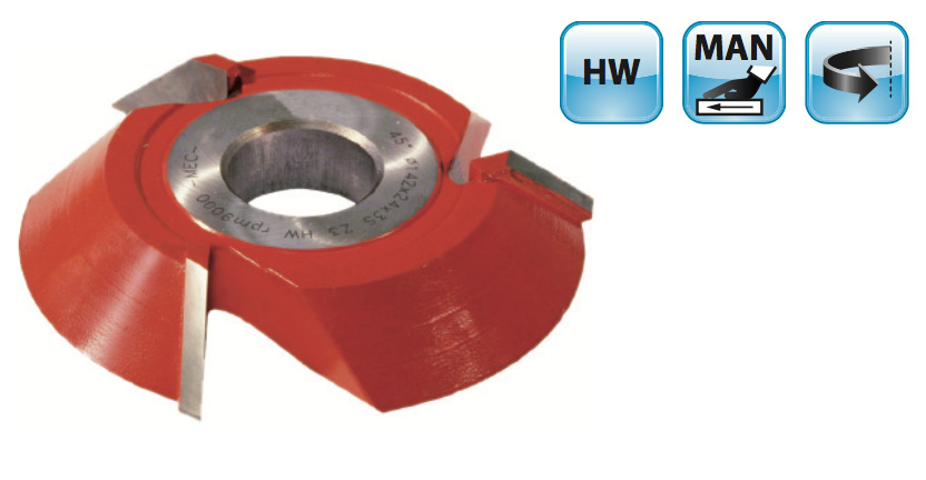 HM afschuinfrees 15°