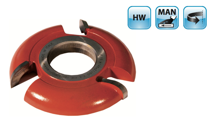 HM bolle afrondfrees kwartrond