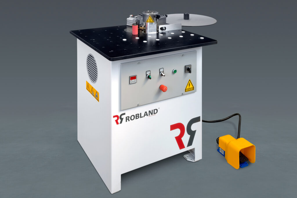 Manuele kantenverlijmer rechte en ronde werkstukken