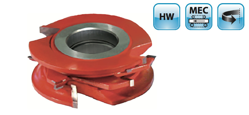 HM frezen SET profiel & conterprofiel voor deuren 40 mm