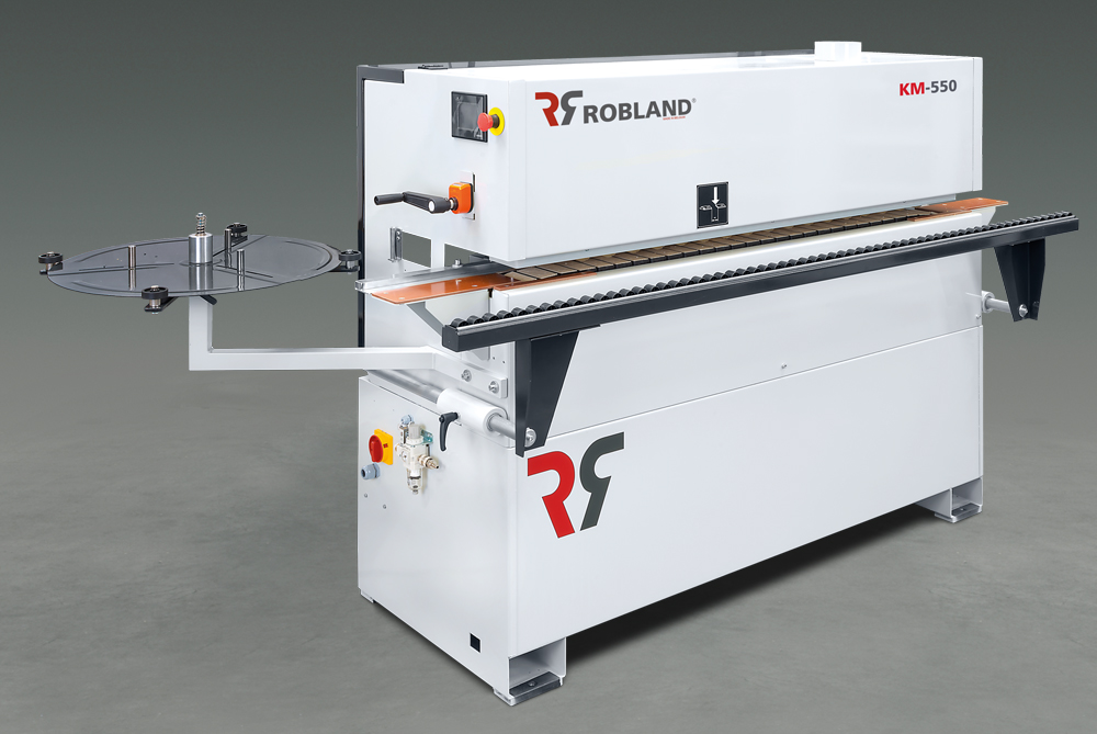 Kantenlijmer met doorvoer + lijmschraper