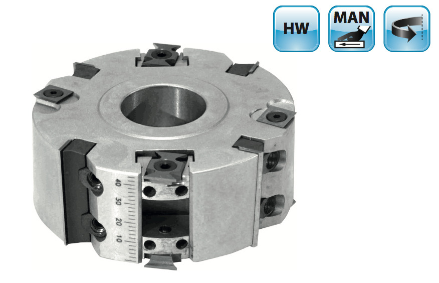 WPL schaafkop met radius & 45° afschuining